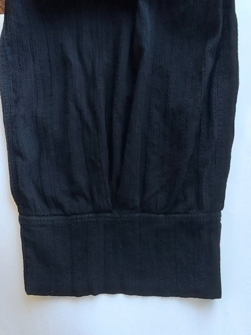 Free People Intimately Black Harem Pants Size Large Wide Leg Pleated Details - Picture 6 of 9